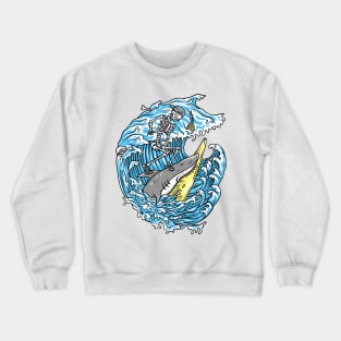 shark attack Crewneck Sweatshirt